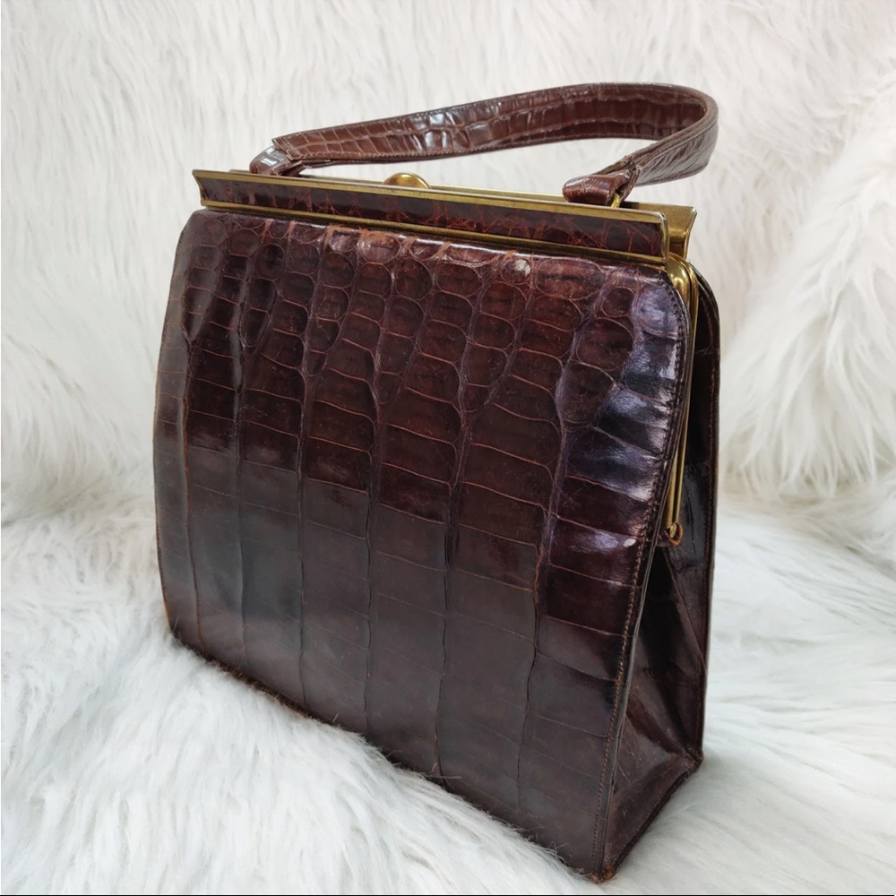 Vintage Bellestone Alligator Purse - Picture 2 of 6